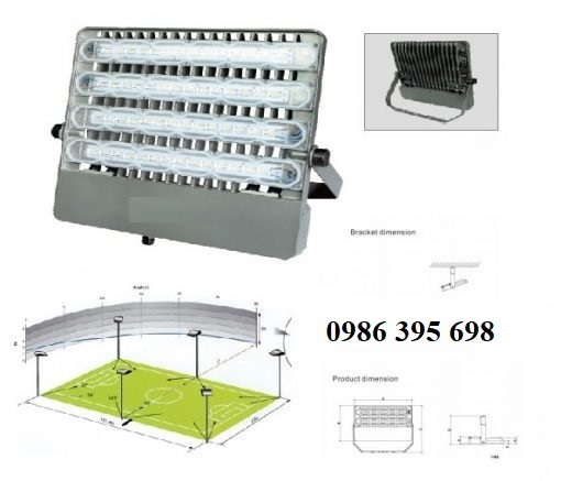 Đèn LED sân bóng đá 220w